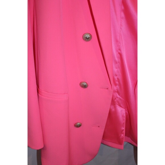 GENERATION‎ LOVE Leighton Crepe Blazer Ultra Pink Gold Buttons Sz XXL NWT - Picture 3 of 4